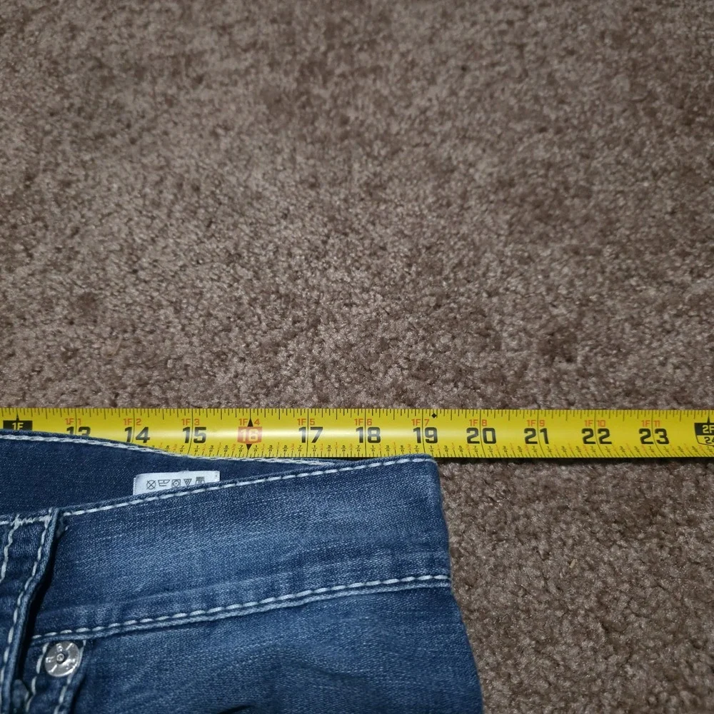 True Religion Jeans Straight Flap Big T Blue Pants Size 36 x 29 *Fits 38 x 29*